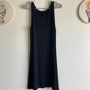 Black jersey dress